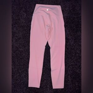 COPY - baby pink lululemon leggings